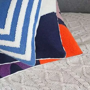 VANNCIO Modern Colorful Pillow Cover for Home Décor