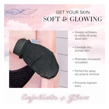 Vegan Korean Spa Exfoliating Mitt for Radiant Skin
