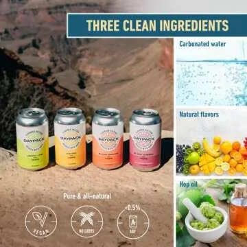 Athletic Brewing DayPack – 24-Pack Non-Alcoholic Sparkling Water