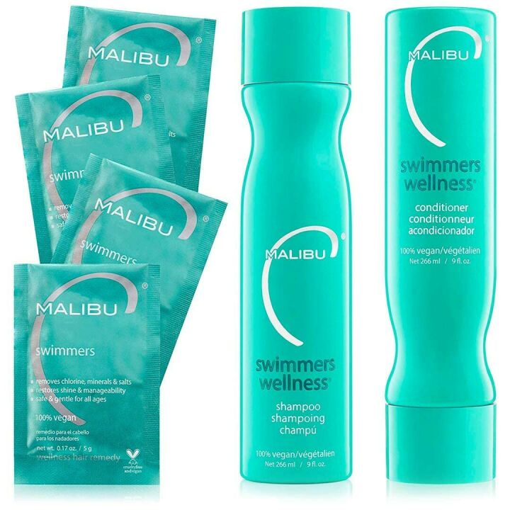 Malibu C Swimmers Hair Remedy – 3 Packs for Chlorine Care