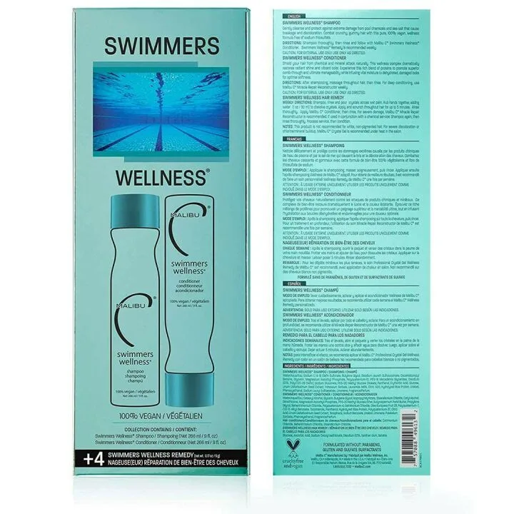Malibu C Swimmers Hair Remedy – 3 Packs for Chlorine Care