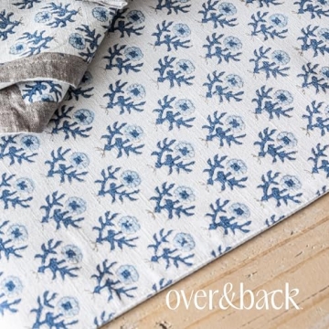 Unique Hand-Blocked Cotton Table Runner for Home Decor