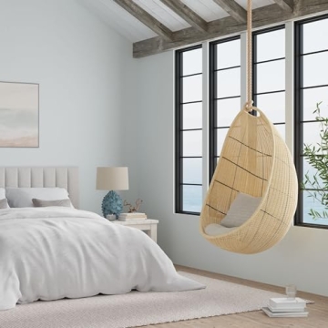 KOUBOO Relaxing Wicker Seat Cushion for Swing Chairs