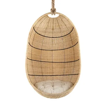 KOUBOO Relaxing Wicker Seat Cushion for Swing Chairs