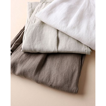 Aeneontrue Women's Linen Wide Leg Casual Pants 2025