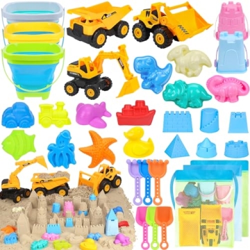 FHOZGECY 35Pcs Beach Sand Toys for Kids Fun