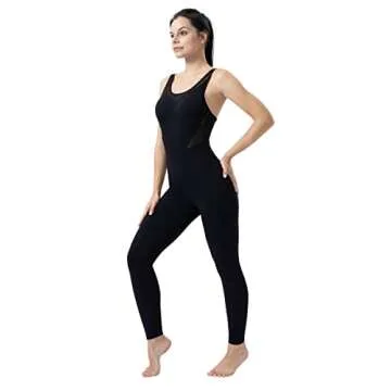 LOVESOFT Women's Sleeveless Bodysuit for Yoga and Dance