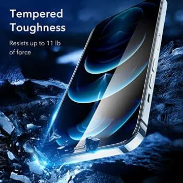 Premium ESR Tempered-Glass Screen Protector for iPhone 12 Pro Max