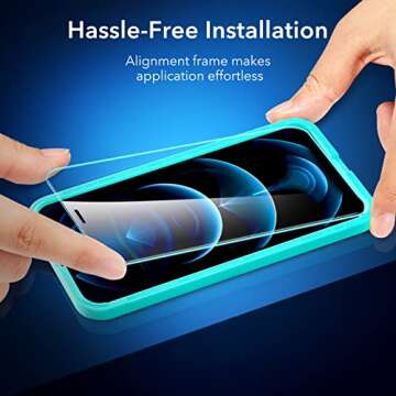 Premium ESR Tempered-Glass Screen Protector for iPhone 12 Pro Max