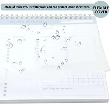 Undated Weekly Planner Notepad Spiral To Do Planner 52 Weeks