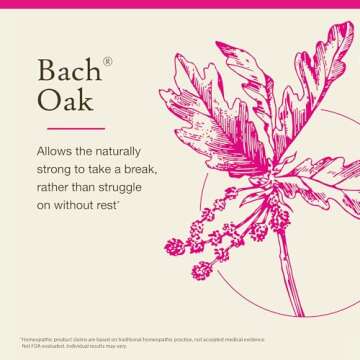 Bach Original Flower Remedies, Oak - Restore Endurance - Natural Homeopathic Flower Essence for Emotional Balance - Vegan, Gluten Free, Sugar Free - 20mL Dropper
