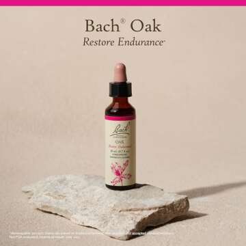 Bach Original Flower Remedies, Oak - Restore Endurance - Natural Homeopathic Flower Essence for Emotional Balance - Vegan, Gluten Free, Sugar Free - 20mL Dropper