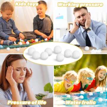 Waenerec Mini Volleyball Stress Ball 20 Packs Volleyball Party Favors Small Foam Squeeze Anxiety Toy Sports Squishy Ball for Kids School Carnival Reward Volleyball Party Decorations Supplies