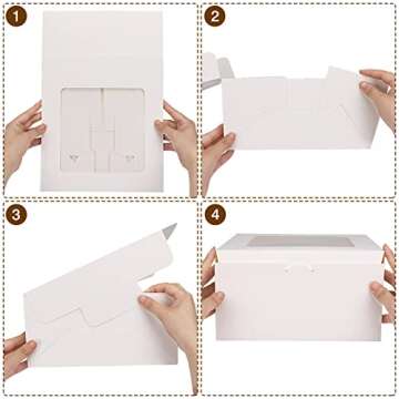 Moretoes Clear-Window Cake Boxes for Every Occasion