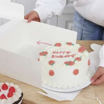 Moretoes Clear-Window Cake Boxes for Every Occasion