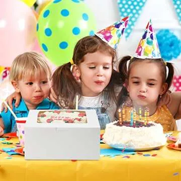 Moretoes Clear-Window Cake Boxes for Every Occasion