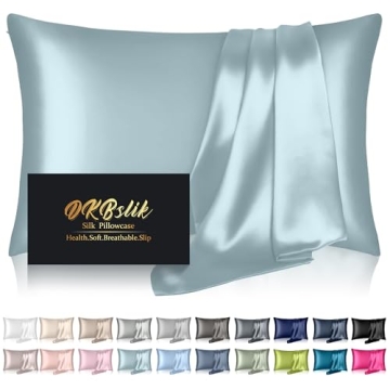 Mulberry Silk Pillowcase - Cooling, Anti-Acne Zipper Design