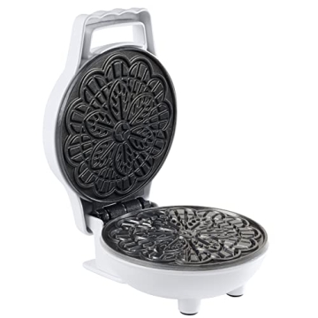 Mini Electric Pizzelle Maker for Delicious Italian Waffles