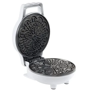Mini Electric Pizzelle Maker for Delicious Italian Waffles