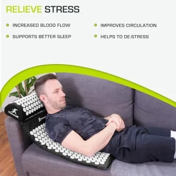 ProsourceFit Acupressure Mat for Pain Relief and Relaxation
