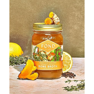 FOND Chicken Bone Broth with Organic Turmeric & Pepper