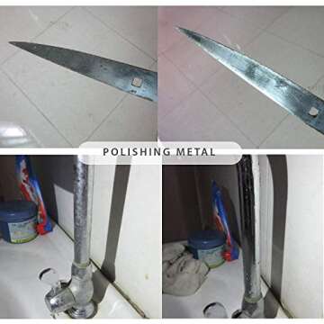 Molly's Marvelous Scrubbing Sticks, Pumice Stones for Tiles, Bathroom, Kitchen, and Hard Water, Household Cleaning Tool, 4pk