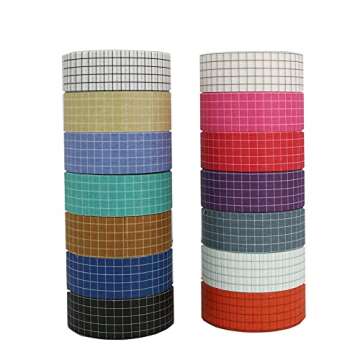 YuBoBo 14 Rolls Washi Tape Set for Creative Decor