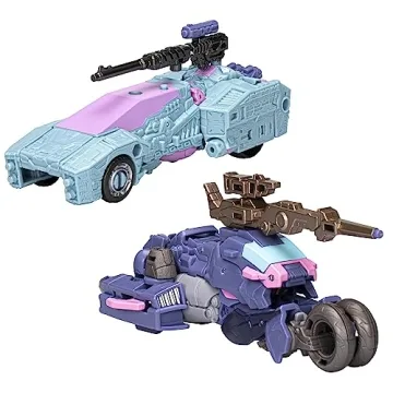 Transformers Deadeye Duel Javelin & Kaskade Action Figures