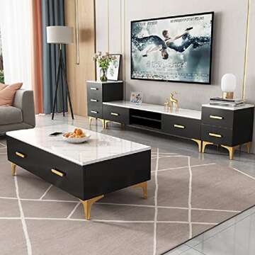 WANLIAN 4 Inch Furniture Legs, Metal Furniture Legs for Cabinet Sofa TV Stand Bookcase 4Pcs (Gold)