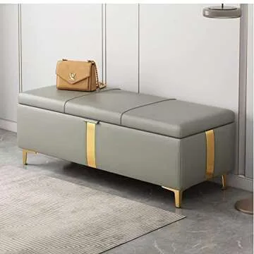 WANLIAN 4 Inch Furniture Legs, Metal Furniture Legs for Cabinet Sofa TV Stand Bookcase 4Pcs (Gold)