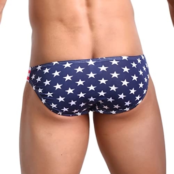 Evankin Men's American Flag Sexy Boxers Briefs