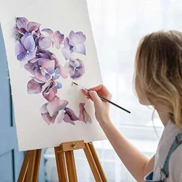 Fuumuui Sable Watercolor Brushes – 9pcs Professional Set