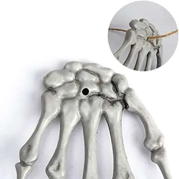 XONOR Realistic Skeleton Hands for Halloween Decorations
