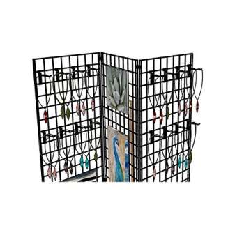 NAHANCO GWH4B 4" Black Gridwall Peg Hooks (Pack of 12)