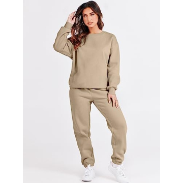 Stylish ANRABESS Women's Two Piece Lounge Set for Fall