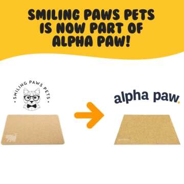 Extra Large Cat Litter Mat by Smiling Paws Pets - Beige