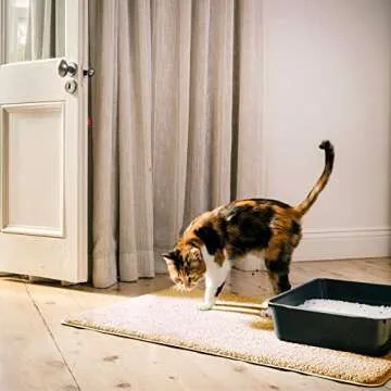 Extra Large Cat Litter Mat by Smiling Paws Pets - Beige