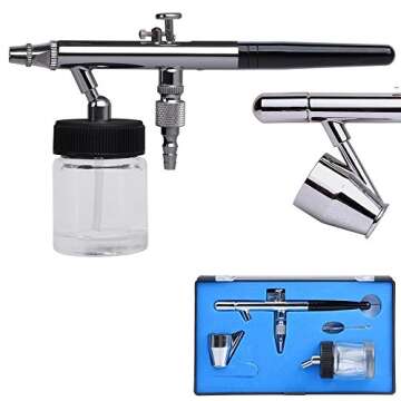 Multi-purpose Airbrush Kit with Compressor & 3 Airbrushes