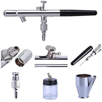 Multi-purpose Airbrush Kit with Compressor & 3 Airbrushes