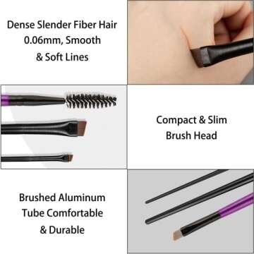 Eyeliner Stencils Silicone Eyeliner Aid Mascara Shield Guard Eyeliner Eyelash Lipstick Eyeshadow Applicators Guide Tool, Reusable Eyeliner Tool for Eyes Wing,3Pcs Eye Makeup Tool