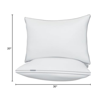 Viewstar Queen Size Pillows - Soft, Supportive & Washable