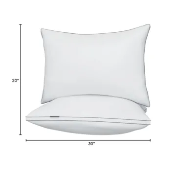 Viewstar Queen Size Pillows - Soft, Supportive & Washable