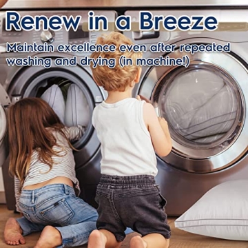 Viewstar Queen Size Pillows - Soft, Supportive & Washable