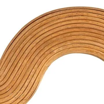 Elegant Rattan Wall Mirror - Enhance Your Coastal Decor