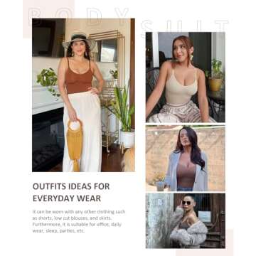 FeelinGirl Butt Lifter Shapewear with Tummy Control Thigh Slimming and Back Support Body Shaper Faja...