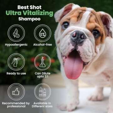 Best Shot Ultra Wash Too Shampoo for Dogs and Cats 1 Gallon