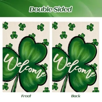 St. Patrick's Day Garden Flag Double Sided Decoration