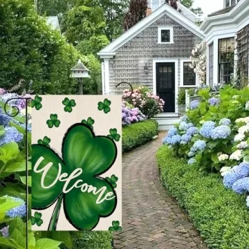 St. Patrick's Day Garden Flag Double Sided Decoration