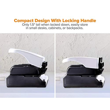 Bostitch Office 3 Hole Punch 12 Sheet Capacity Durable Metal