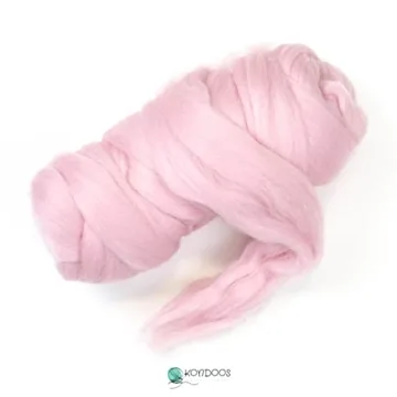 Kondoos Colored Natural Wool Roving for Creative Crafting